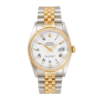 Datejust Yellow Gold & Steel White Dial 36mm