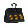 Hermès Birkin 20 Faubourg Midnight So Black Matte Alligator Limited Edition - Image 2